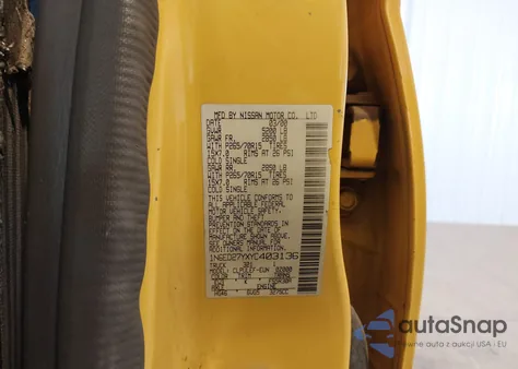 2000 Nissan Frontier Se-V6/Xe-V6 from USA, damaged, VIN 1N6ED27YXYC403136